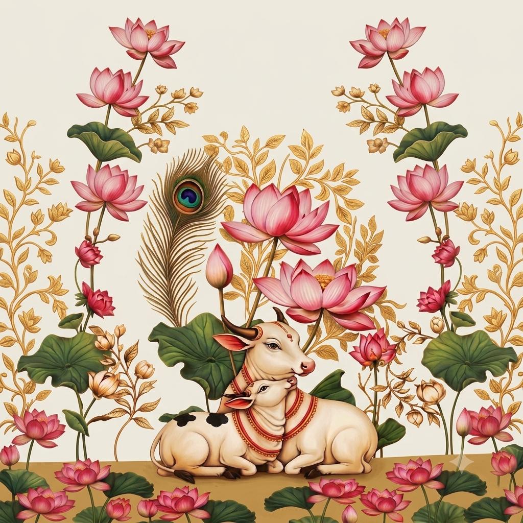 Ethnic kurta fabric print