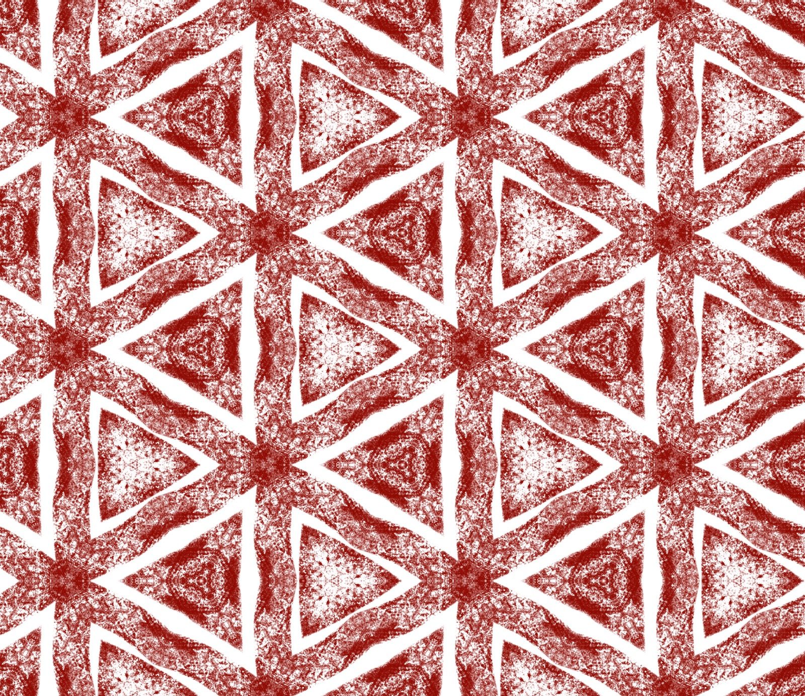 Terracotta Wave textile — choosing print scale for bedding